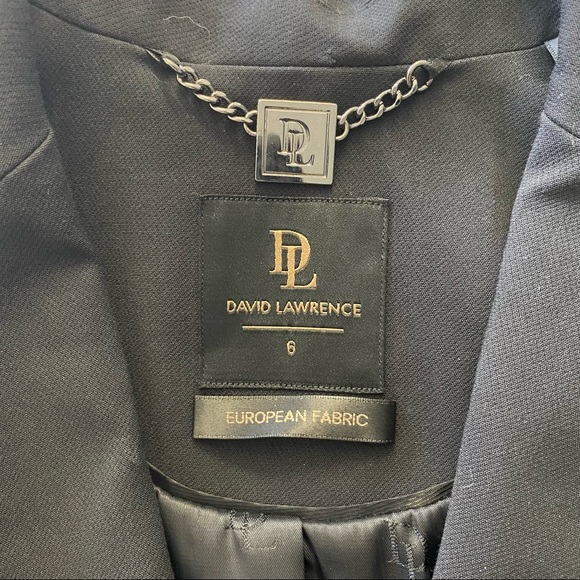 DAVID LAWRENCE 2 Piece Suit - Jacket & Pants - Sz 6 - Picture 10 of 16